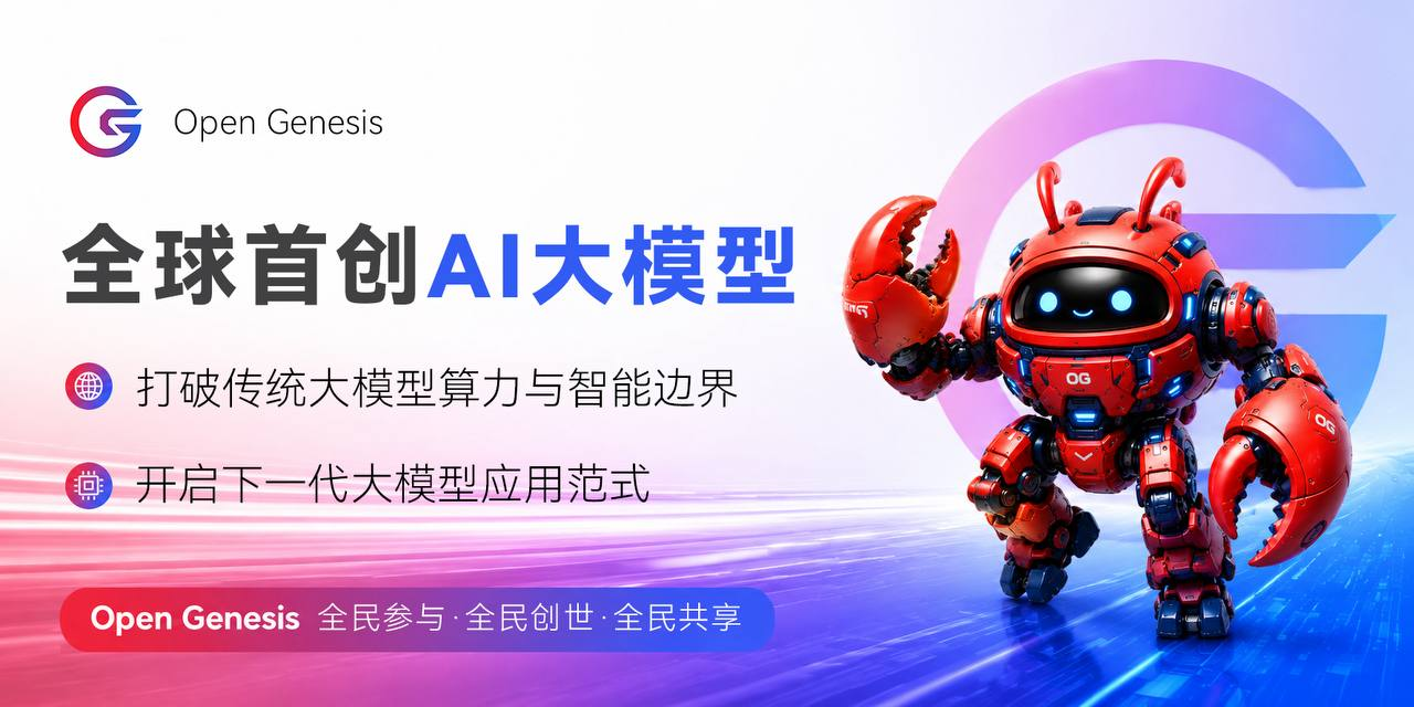 倒计时开启!Open Genesis (OG) 将于 6月13日 13:13 正式上线,开启下一代链上应用范式 倒计时开启!Open Genesis (OG) 将于 6月13日 13:13 正式上线,开启下一代链上应用范式